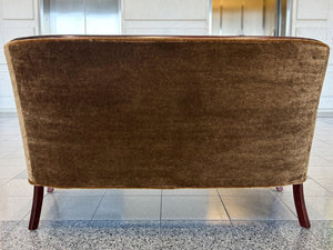 Danish Deco Mahogany Settee