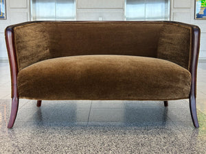 Danish Deco Mahogany Settee