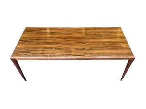 Danish Modern Rosewood Coffee Table by Johannes Andersen