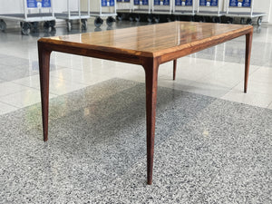 Danish Modern Rosewood Coffee Table by Johannes Andersen