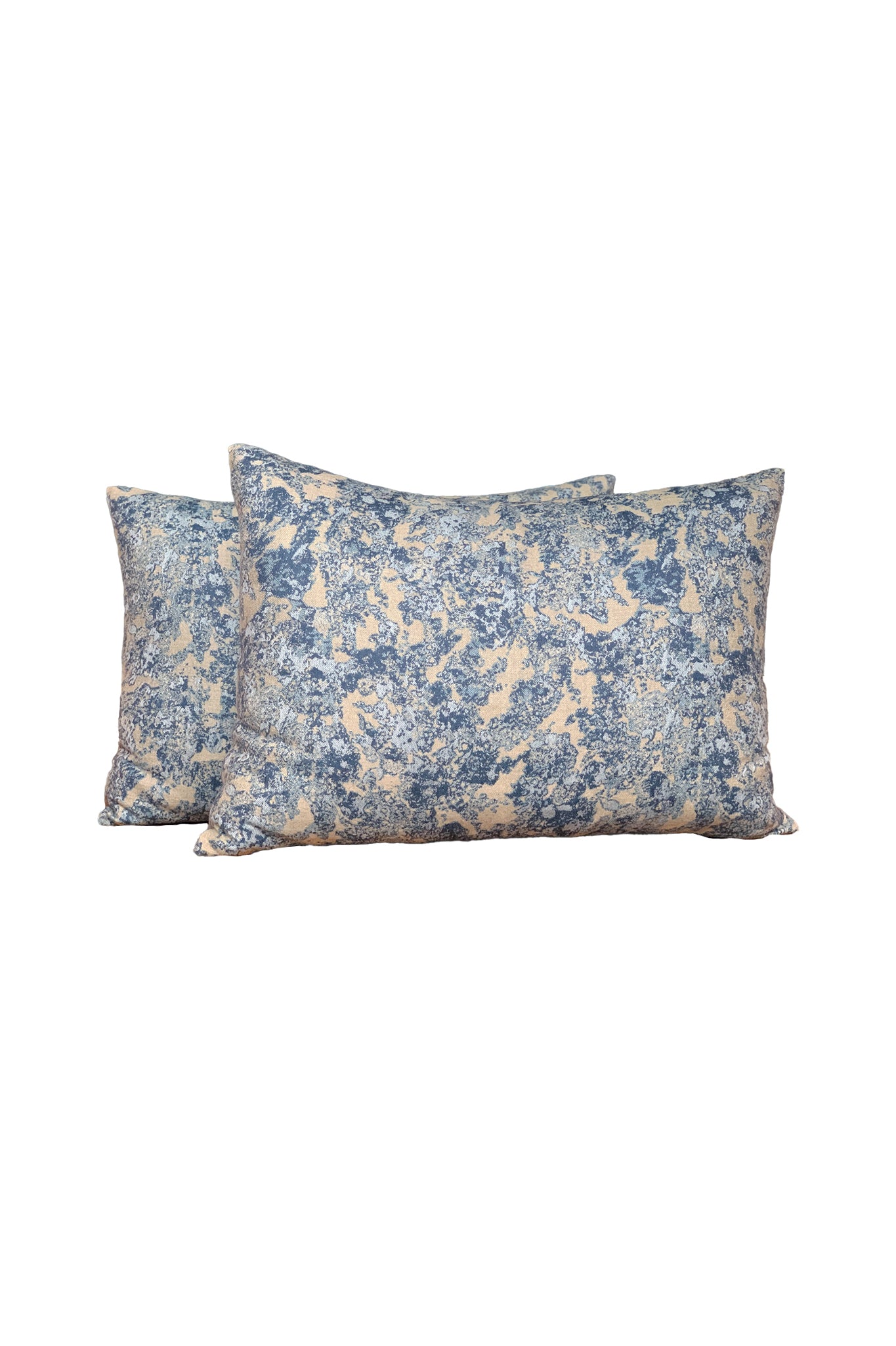 Custom Throw Pillows in Holland & Sherry Woven Patterned Fabric - A Pair