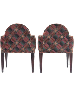 Set of 8 Vintage Dining Chairs by Donghia with Missoni Fabric