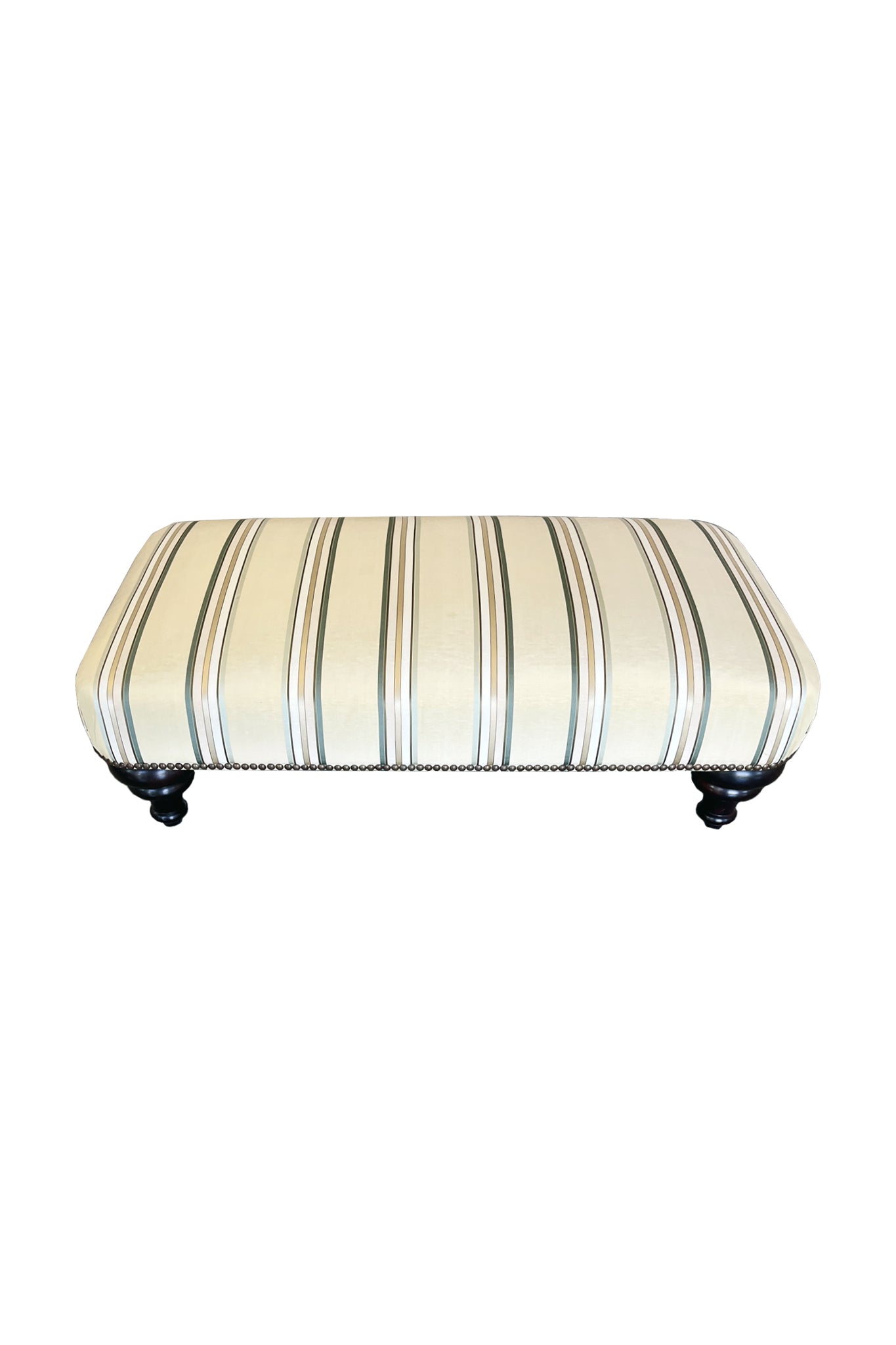 George Smith Striped Ottoman