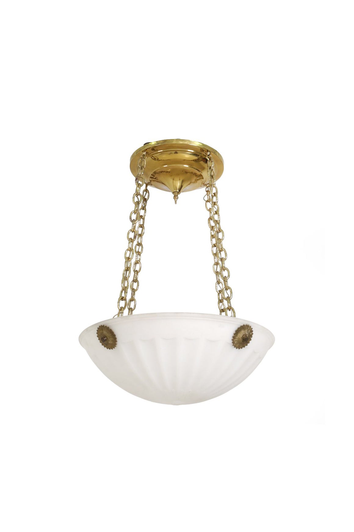 20th Century Moonstone Plafonnier Pendant Light