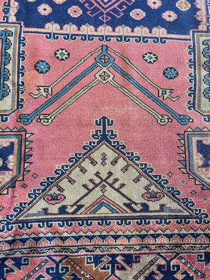Antique Hand Knotted Kazak Style Rug | 6'2" x 9'6"