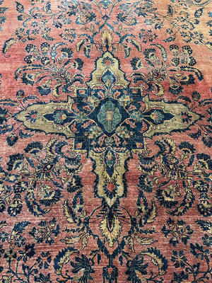 Large Vintage Sarouk Carpet | 11' 6" x 18' 3"