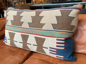 Late 19th Century Navajo Blanket Pillow