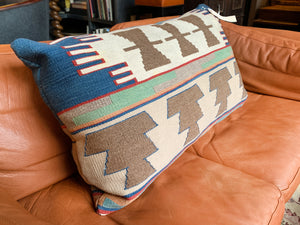 Late 19th Century Navajo Blanket Pillow