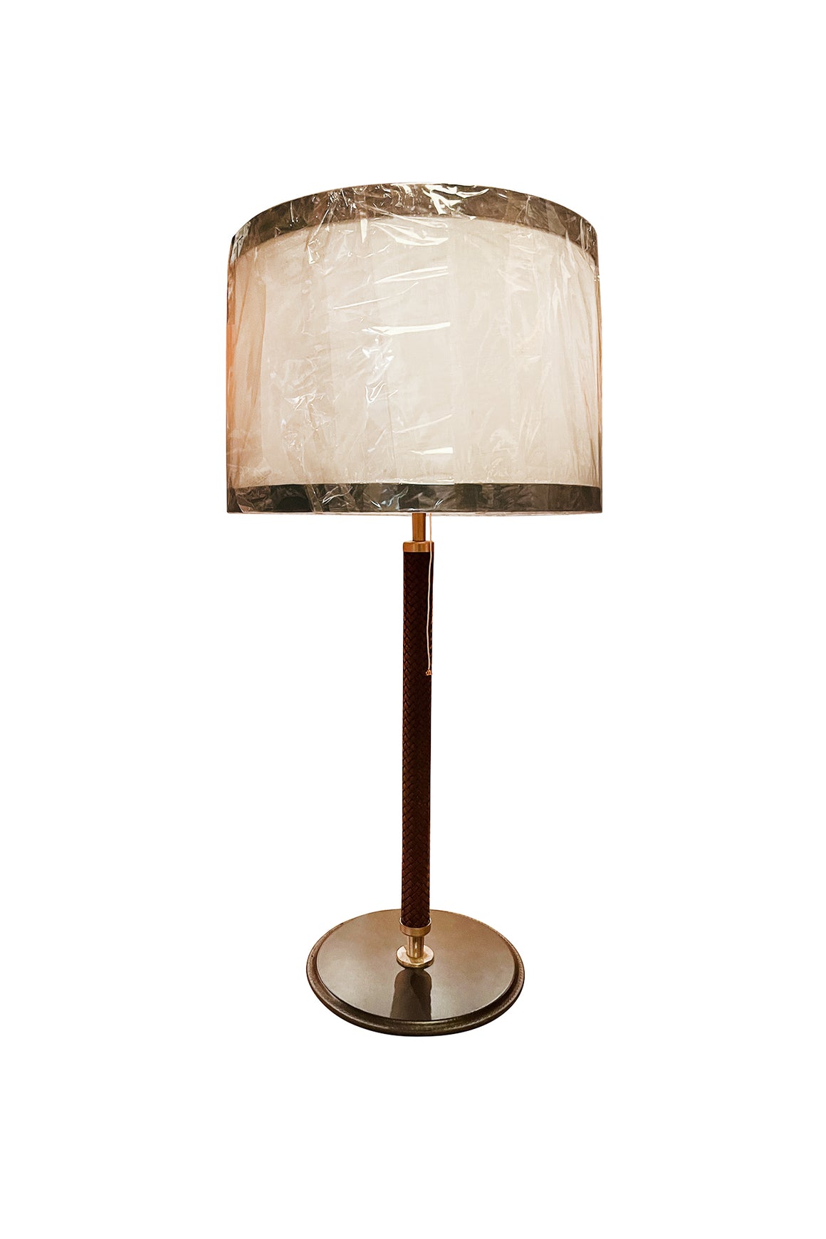 Arte Flash "Ludovica" Leather Wrapped Table Lamp