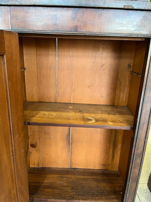 Pair of Antique William IV Mahogany Hall Cabinets