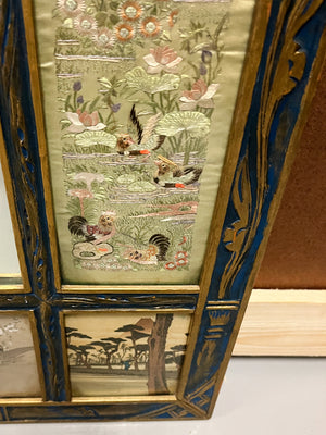 Mid-20th Century Chinoiserie Carved Giltwood Wall Mirror