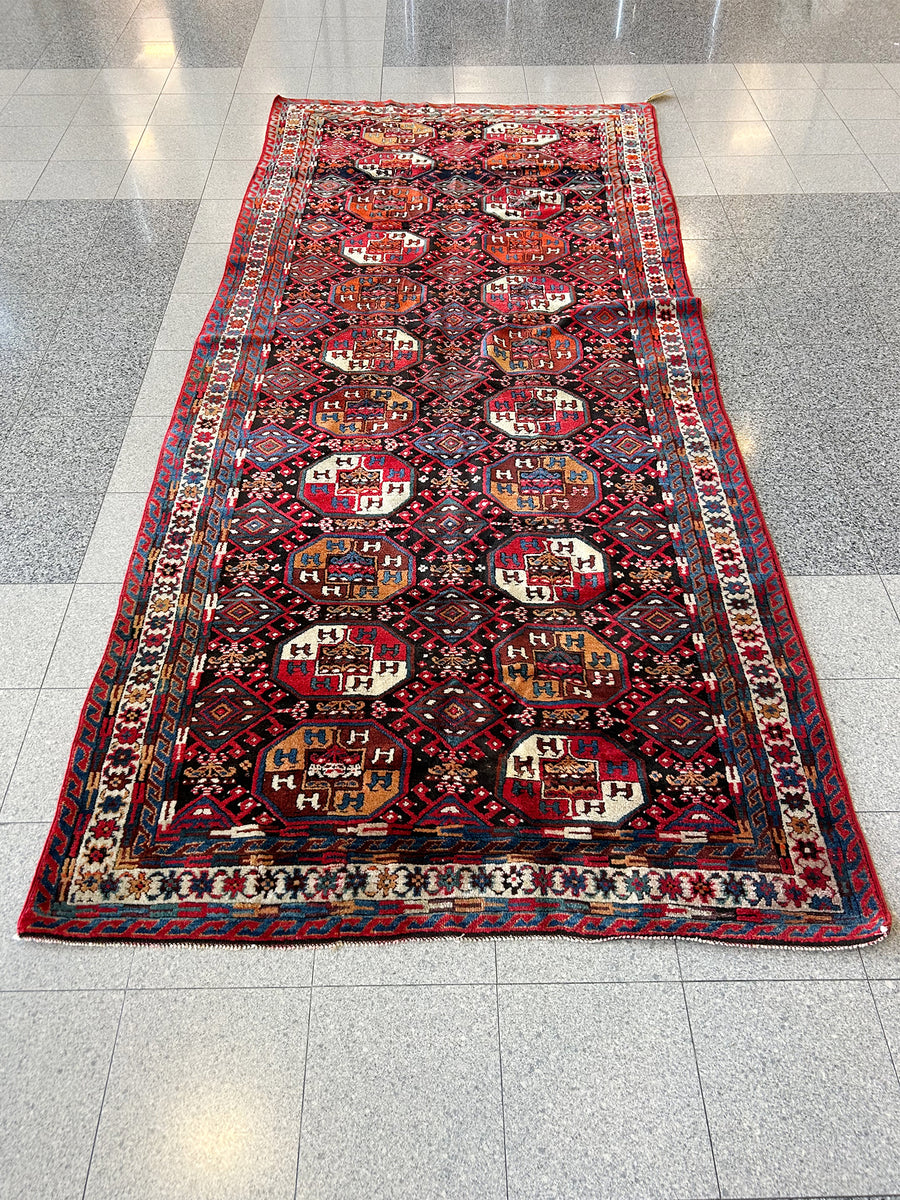 Mid-20th Century Turkish Runner Rug | 11' 6" x 5'