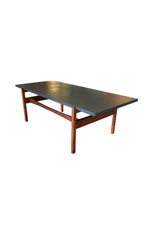 Midcentury Slate Top Coffee Table by Jens Risom