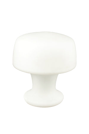 Midcentury Milk Glass Mushroom Table Lamp