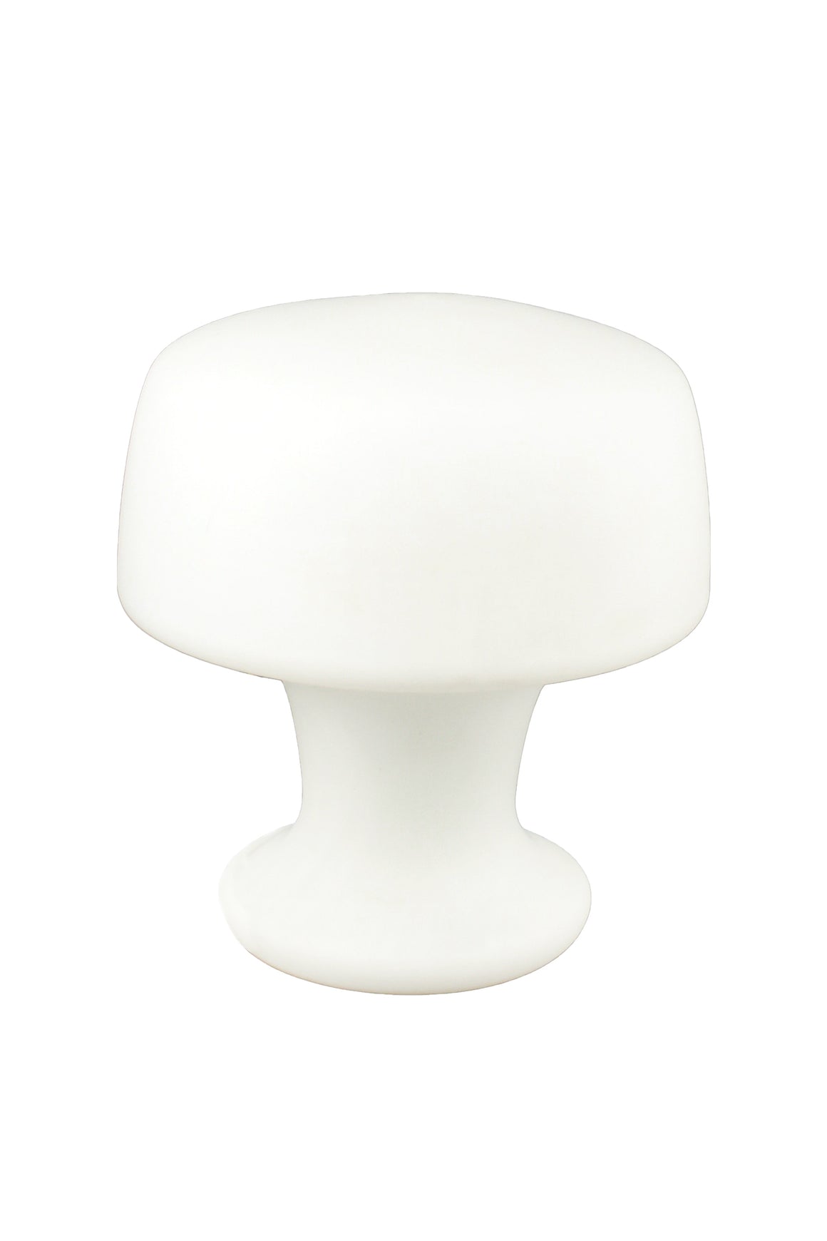 Midcentury Milk Glass Mushroom Table Lamp