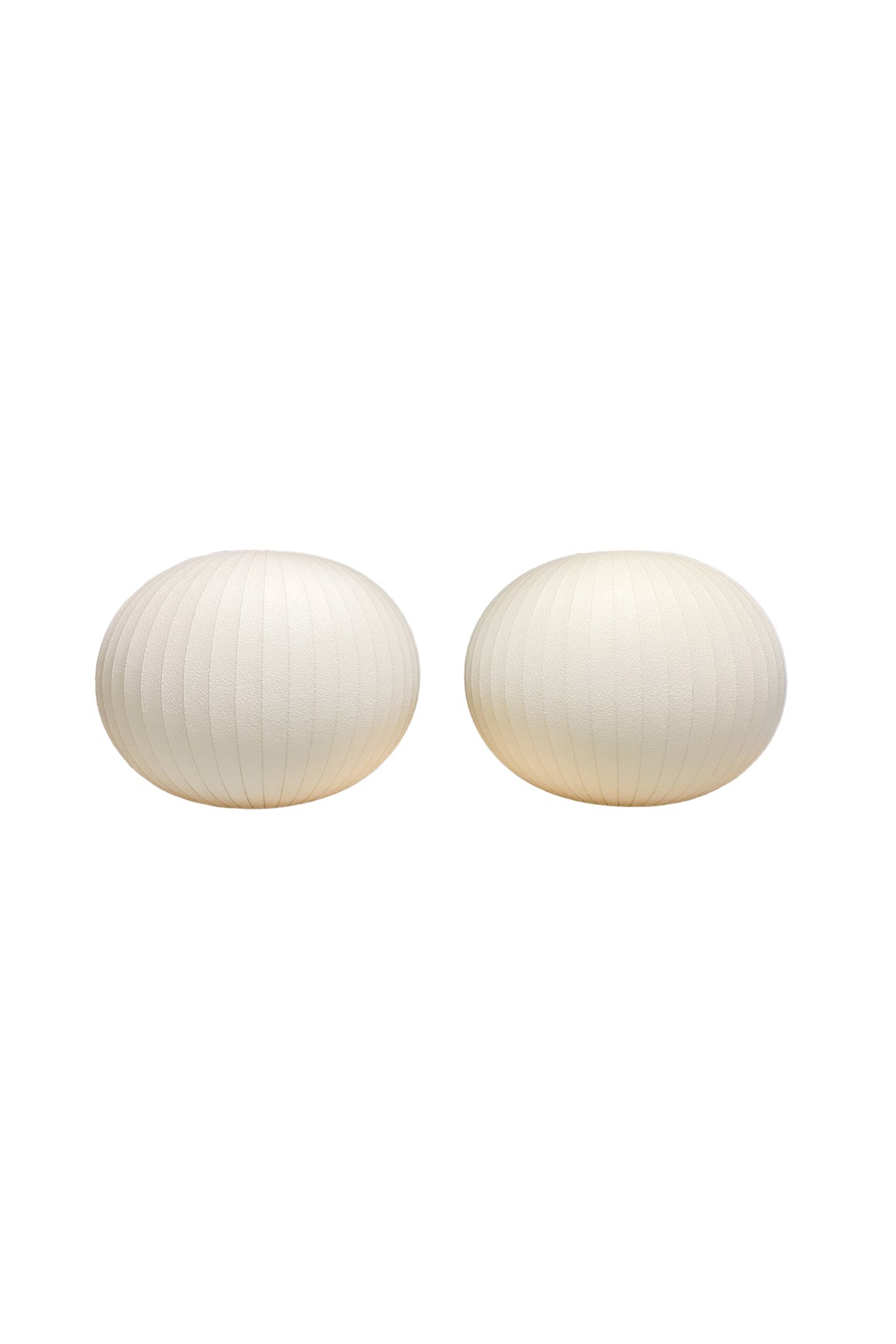 Mid-Century Modern Globe Bubble Pendants by George Nelson - A Pair