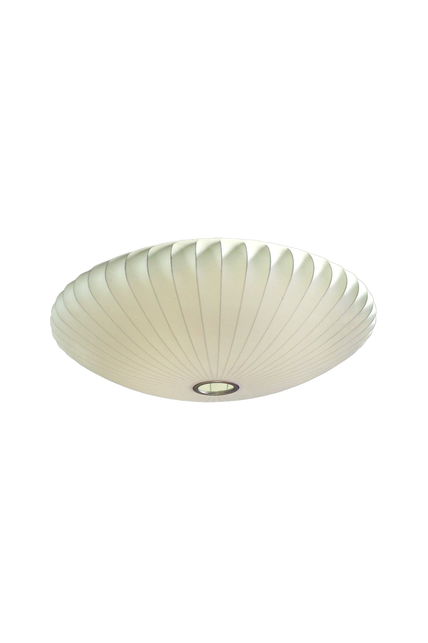 Mid-Century Modern Bubble Saucer Pendant by George Nelson