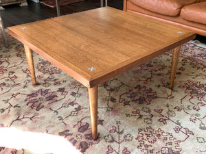 Midcentury Walnut Cocktail Table by Merton Gershun