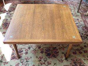 Midcentury Walnut Cocktail Table by Merton Gershun