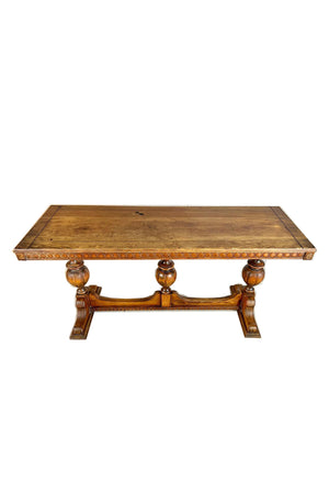 Antique French Oak Entry or Foyer Table
