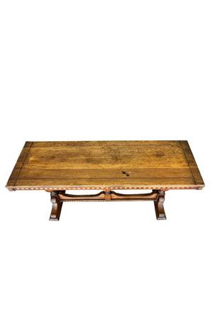 Antique French Oak Entry or Foyer Table