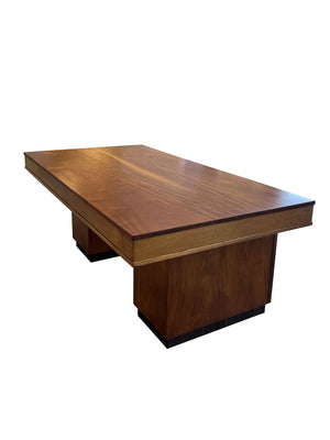 Large Scandinavian Art Deco Desk in the Style of Jindrich Halabala