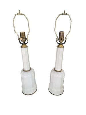 Pair of Mid-Century Danish Modern Heiberg Style Table Lamps