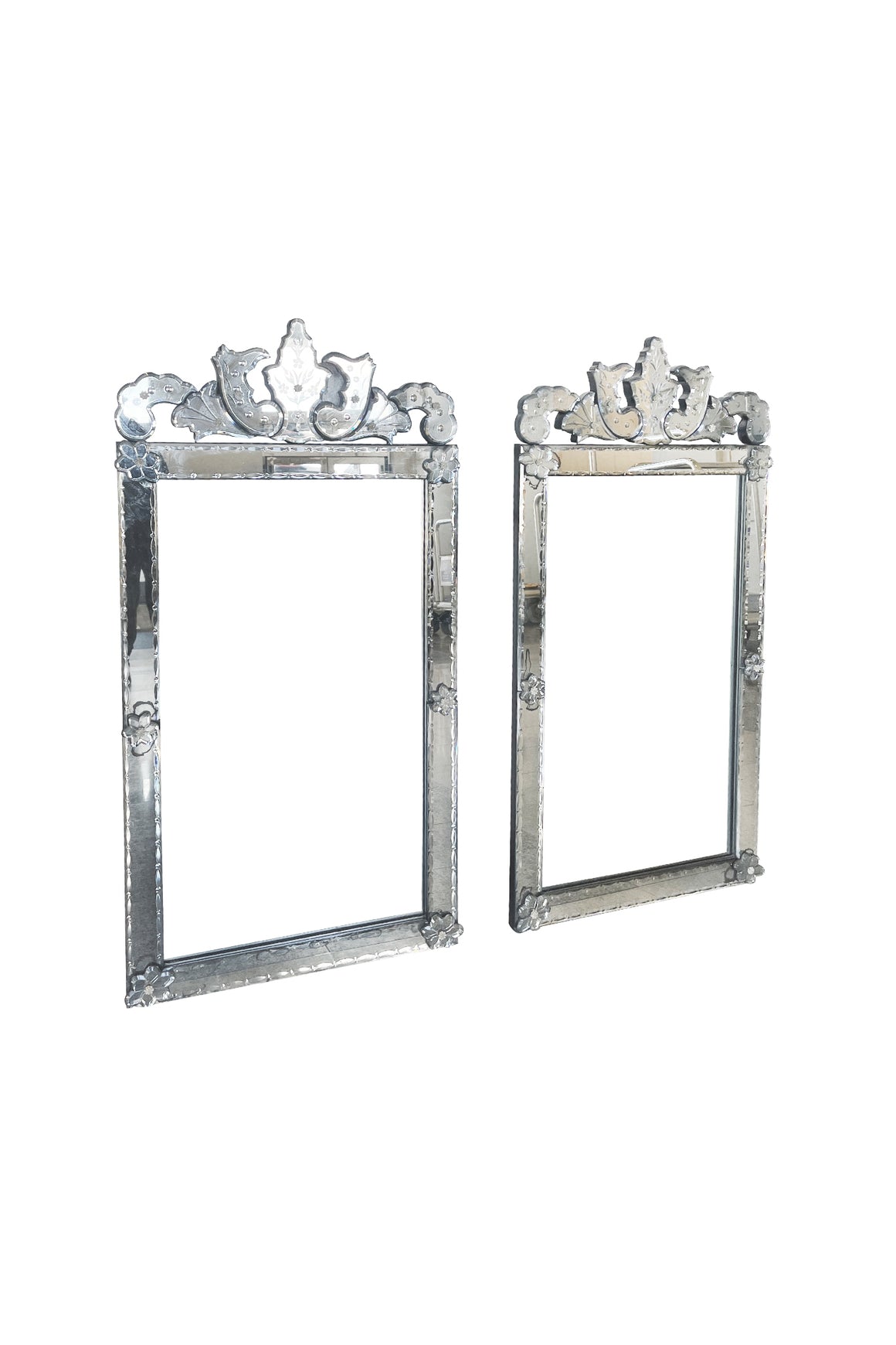 1970s Venetian Style Mirrors - a Pair