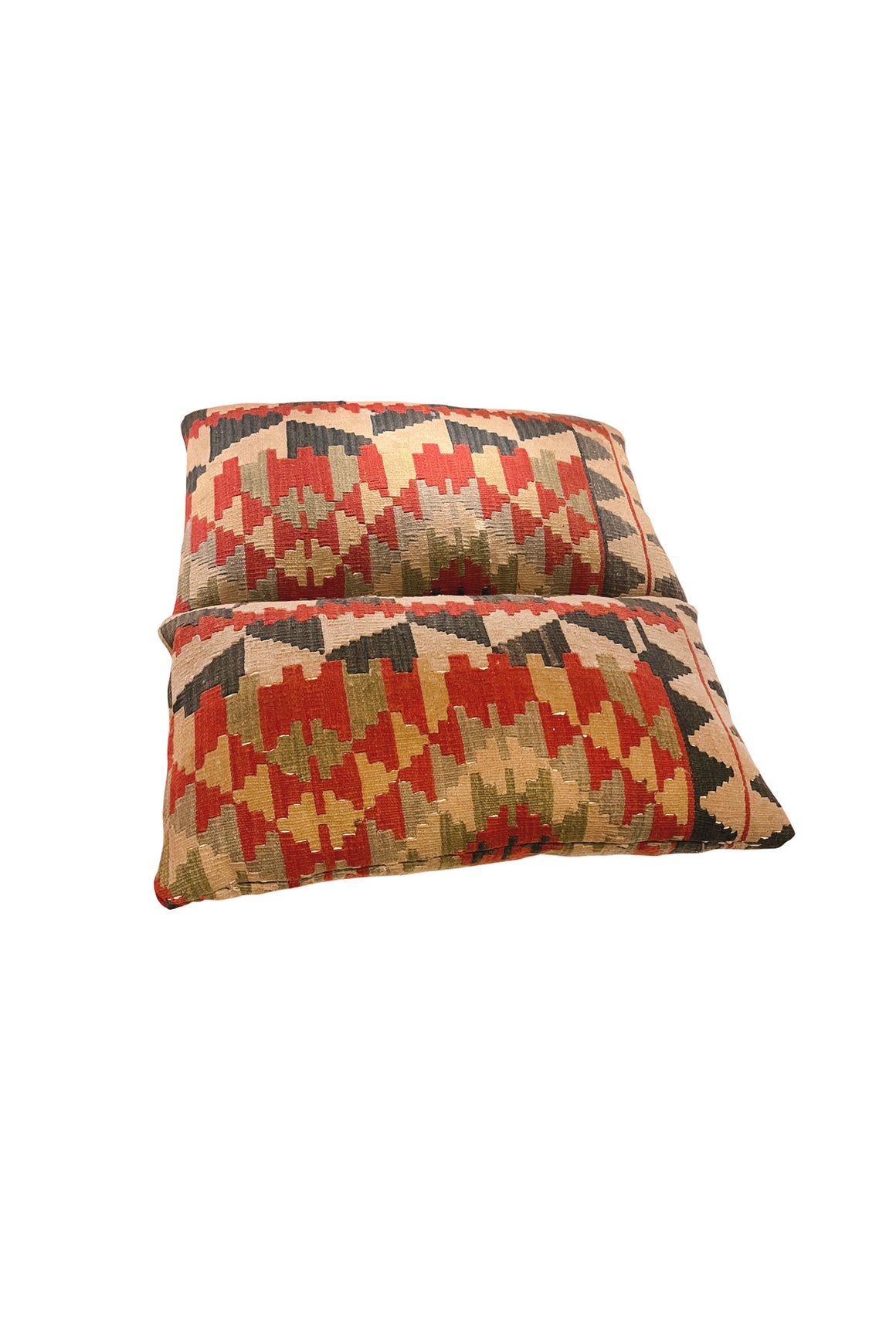 19th Century Navajo Blanket Pillows - a Pair