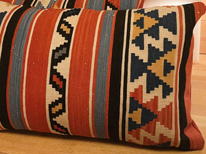 19th Century Navajo Blanket Pillows - a Pair