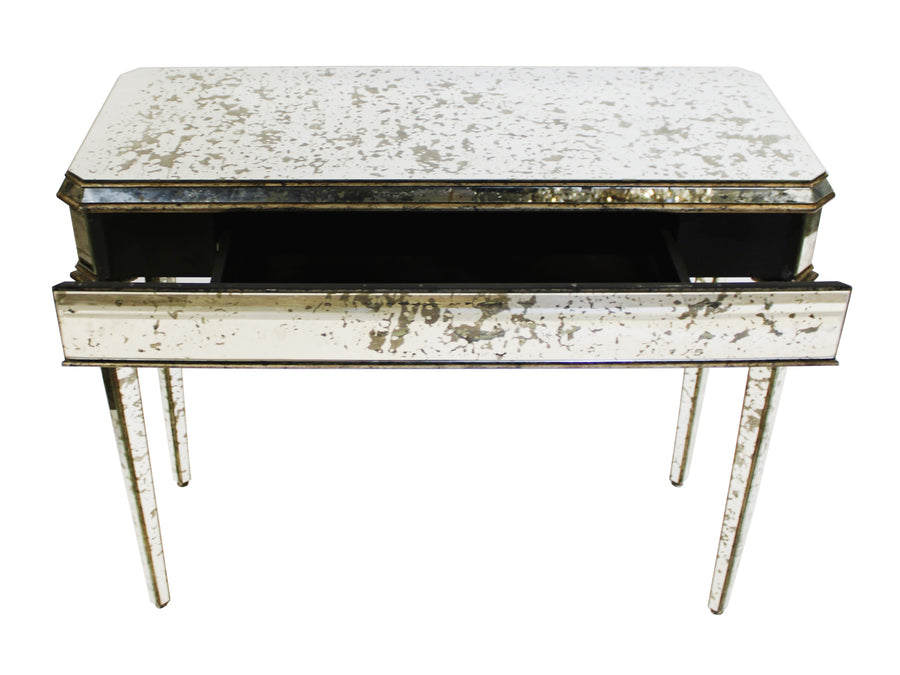 Neoclassical Style Mirrored Console Tables - A Pair