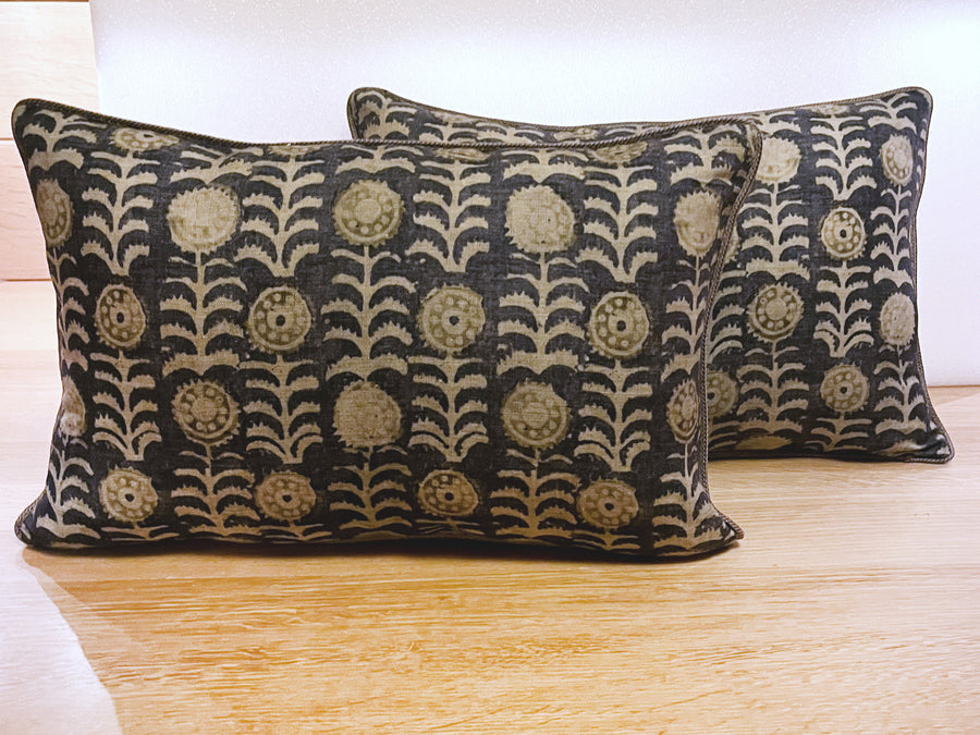 Custom Pillows With Robert Kime Fabric - a Pair