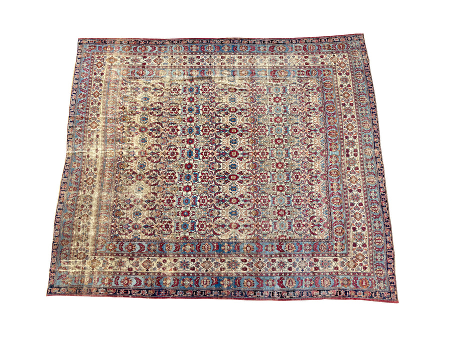 Antique Lavar Kerman Rug | 18' 2" x 16' 2"