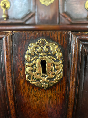 Rare Antique George II Oak Chest on Stand