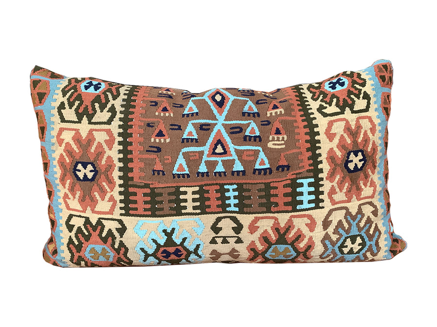 Single 19th Century Navajo Blanket Pillow