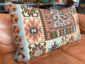 Single 19th Century Navajo Blanket Pillow