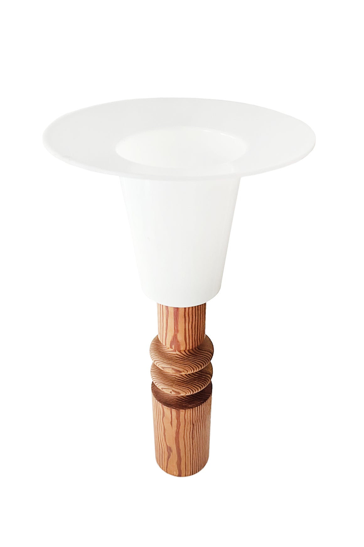 Swedish Modern Pinewood Table Lamp by Uno Kristiansson | ON HOLD
