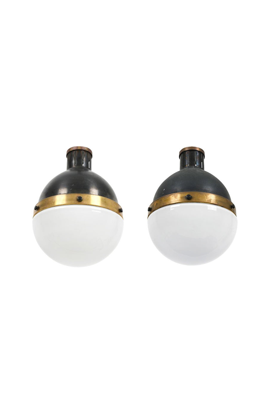 Hicks Globe Pendant Lights by Thomas O'Brien - A Pair