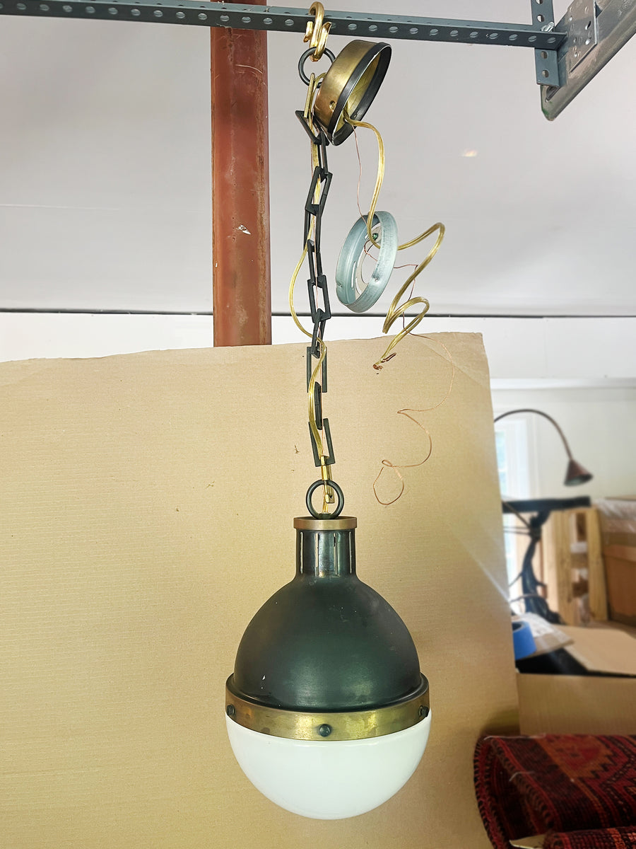 Hicks Globe Pendant Lights by Thomas O'Brien - A Pair