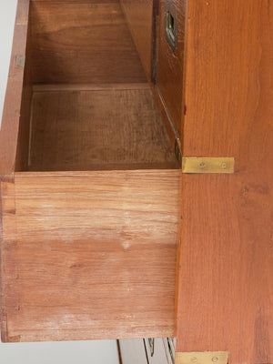 19th Century Victorian Campaign Chest of Drawers