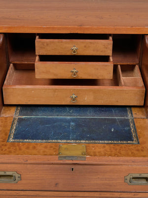 19th Century Victorian Campaign Chest of Drawers