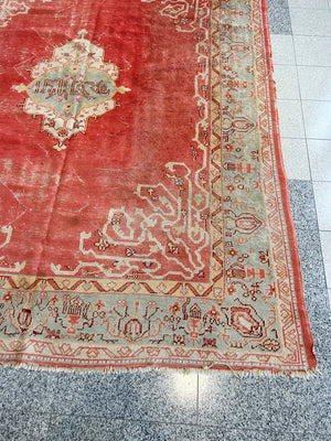 Antique Turkish Ghiordes Rug | 10' 11" x 8' 7"