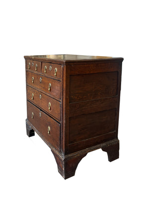 Five Drawer William and Mary Chest of Drawers