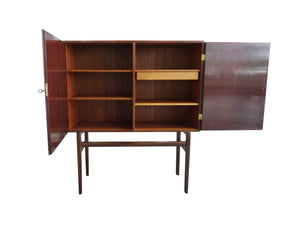 1960s Danish Rungstedlund Mahogany Highboard by Ole Wanscher for Poul Jeppesen - ON SALE