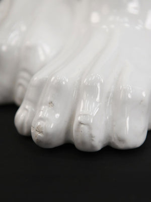 20th Century Porcelain Sculpture of a Russian Wolfhound