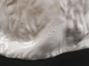 20th Century Porcelain Sculpture of a Russian Wolfhound