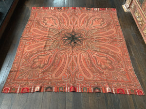 Vintage 20th Century Paisley Throw