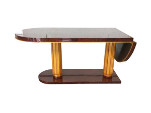 Gilbert Rohde Art Deco Oval Drop-Leaf Desk