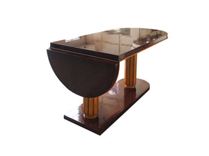 Gilbert Rohde Art Deco Oval Drop-Leaf Desk