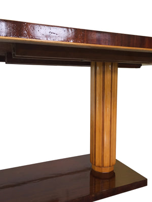 Gilbert Rohde Art Deco Oval Drop-Leaf Desk